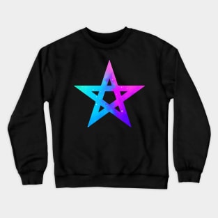 Morocco Flag Pentagram Crewneck Sweatshirt